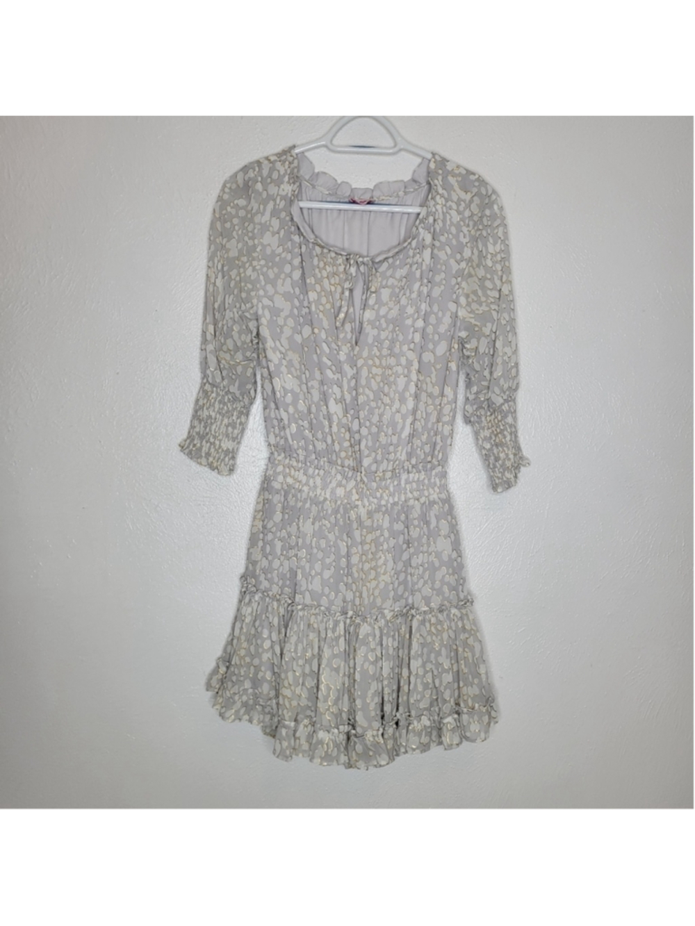 Buddy Love Bronx Ruffle Dress Women's Size XSmall Smoked Waist - Picture 2 of 13